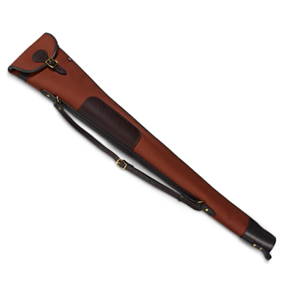 Croots Rosedale Canvas Shotgun Slip With Flap & Zip - Fox Tan - 32